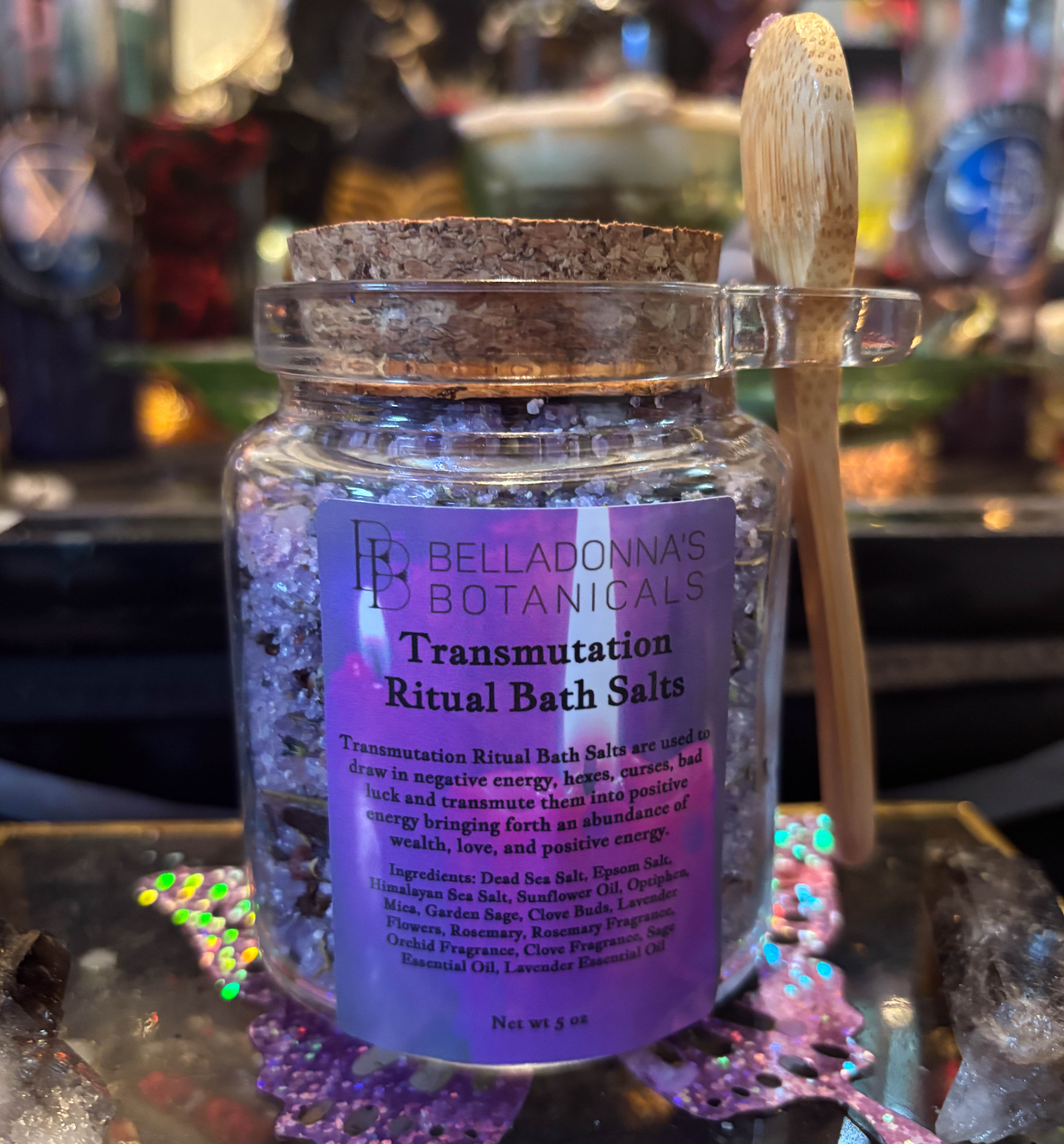 Transmutation Ritual Bath Salt Jar – Belladonna's Botanicals