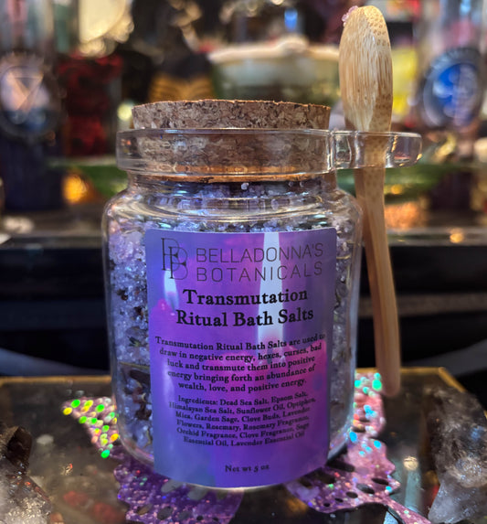 Transmutation Ritual Bath Salt Jar