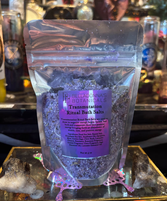Transmutation Ritual Bath Salt Pouch