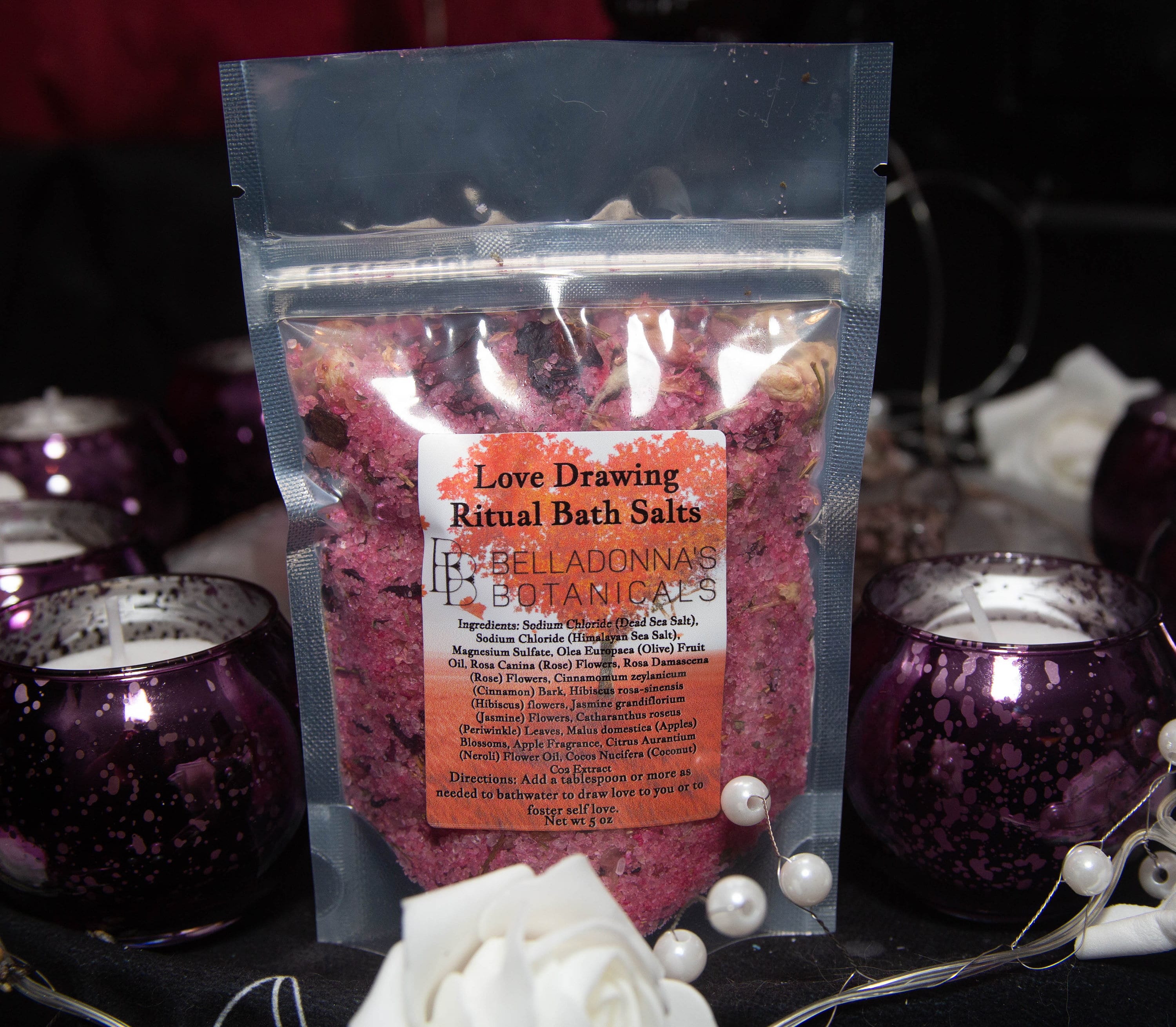 Love Drawing Ritual Bath Salts – Belladonna's Botanicals