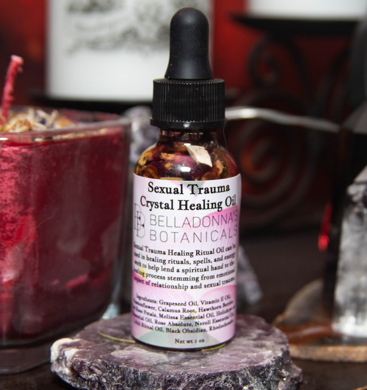 Sexual Trauma Crystal Healing Oil