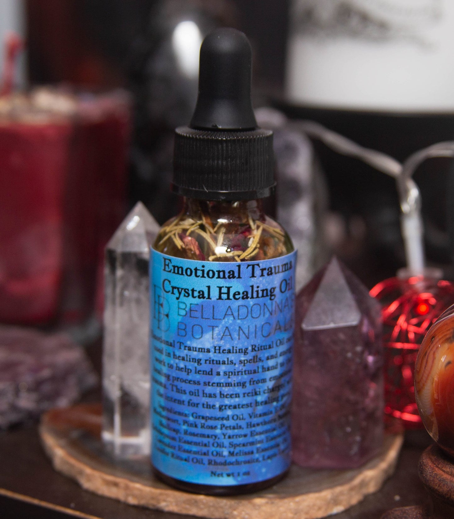 Emotional Trauma Crystal Healing Oil