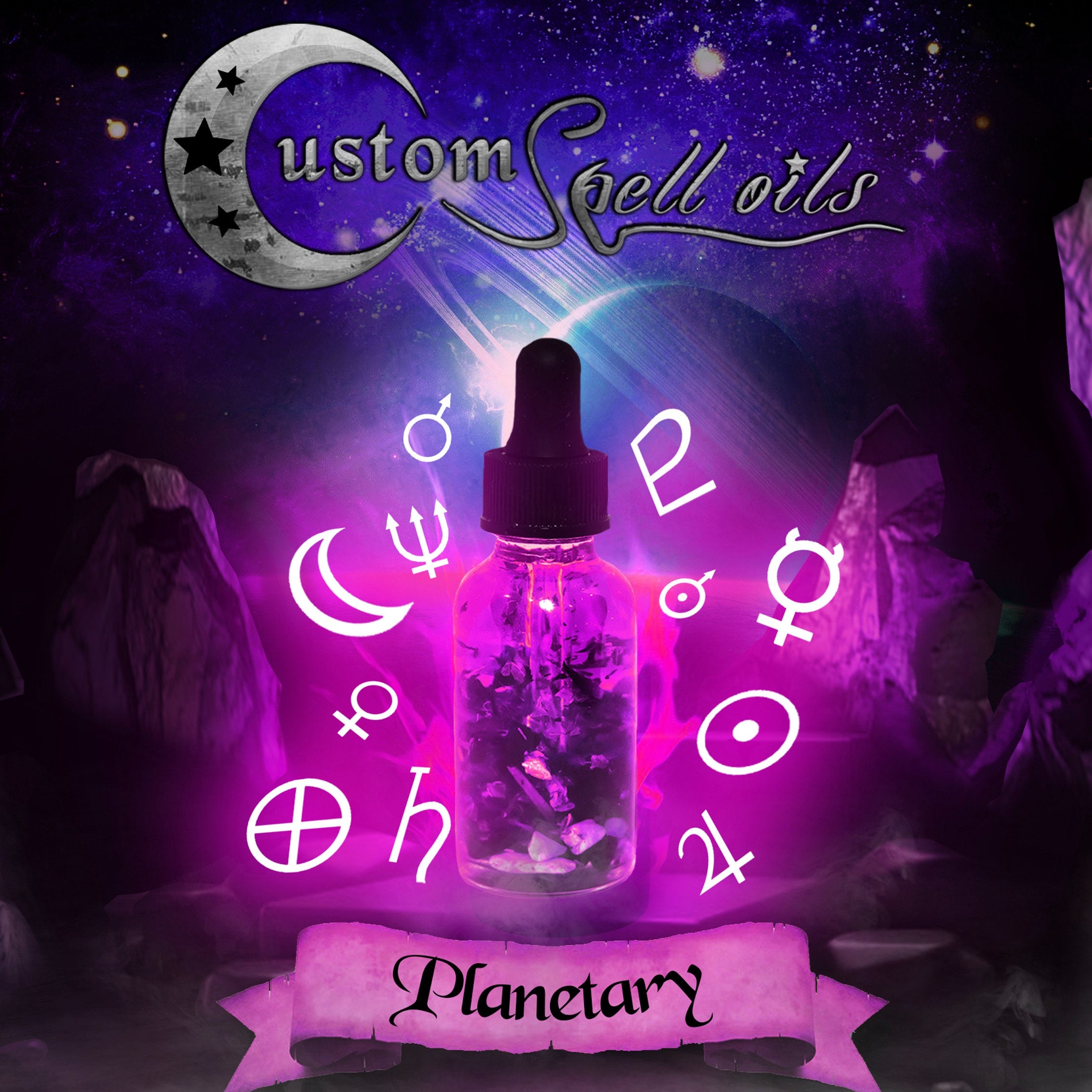 Planetary Ritual Oils Custom Spell Oils for the Planets – Belladonna's Botanicals