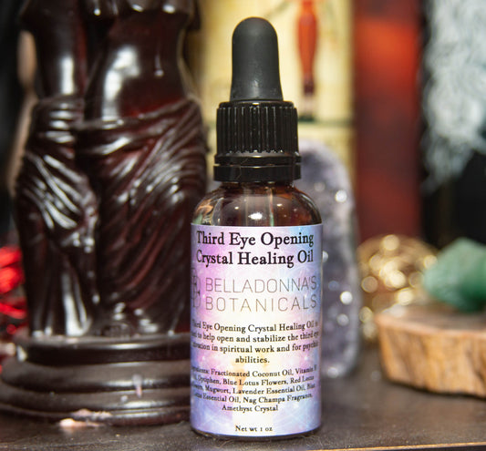 Third Eye Opening Crystal Healing Oil