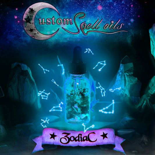 Custom Spell Oils for the Zodiac