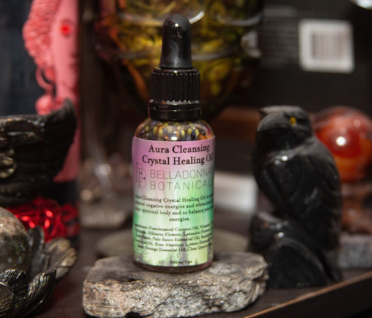 Aura Cleansing Crystal Healing Oil
